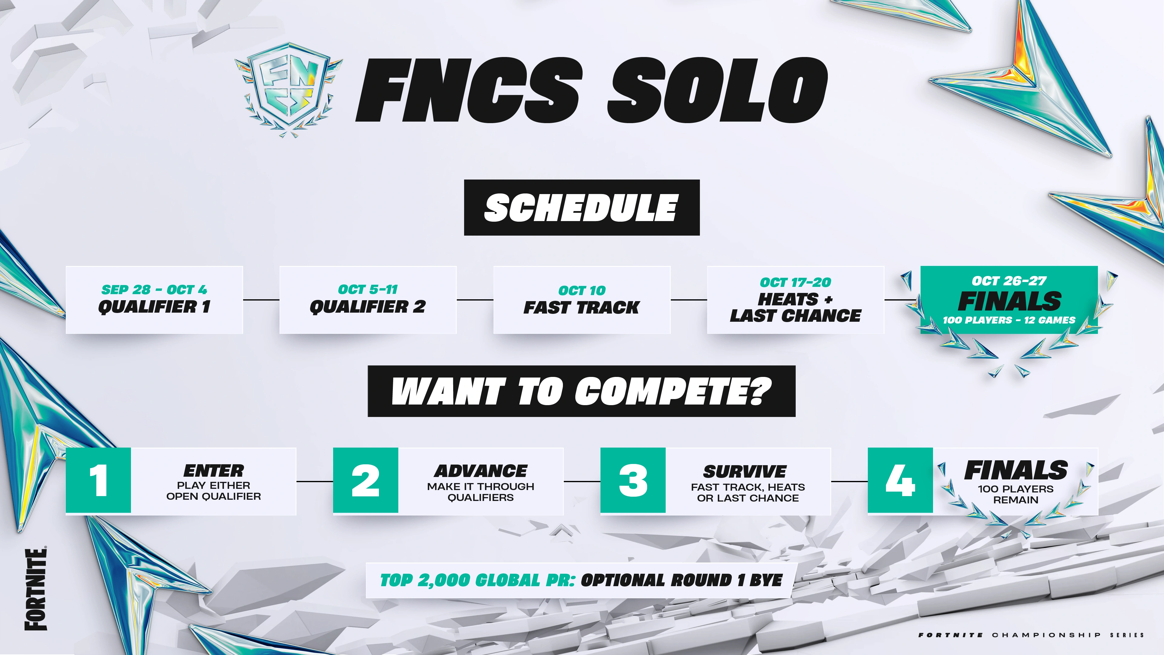 FNCS Solo Schedule Graphic