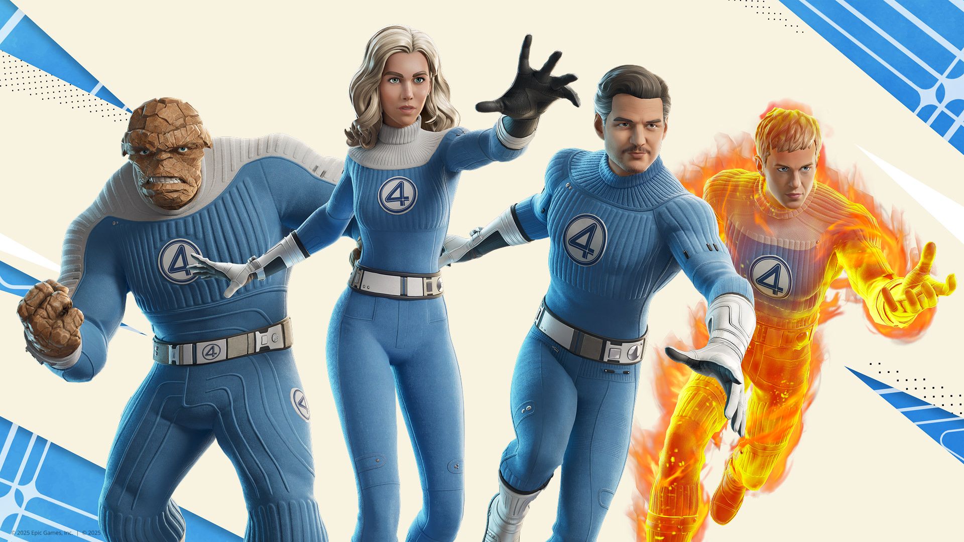 The Fantastic Four Are Coming to Fortnite - Unlock Their Outfits Early!