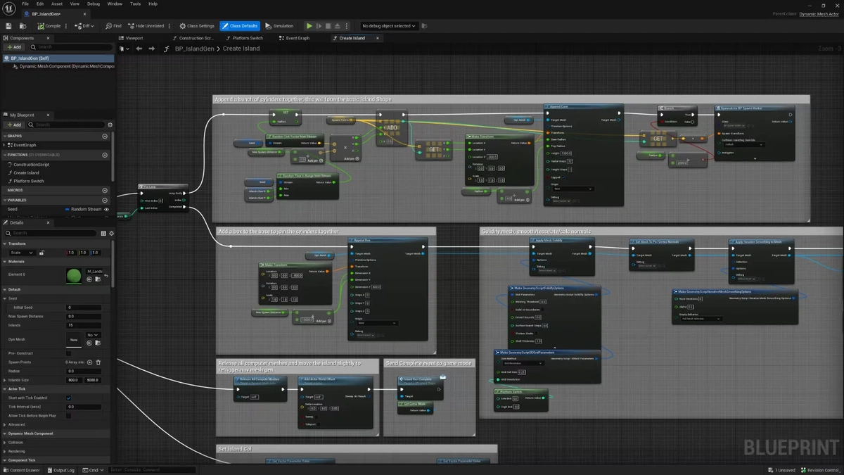Blueprints screenshot