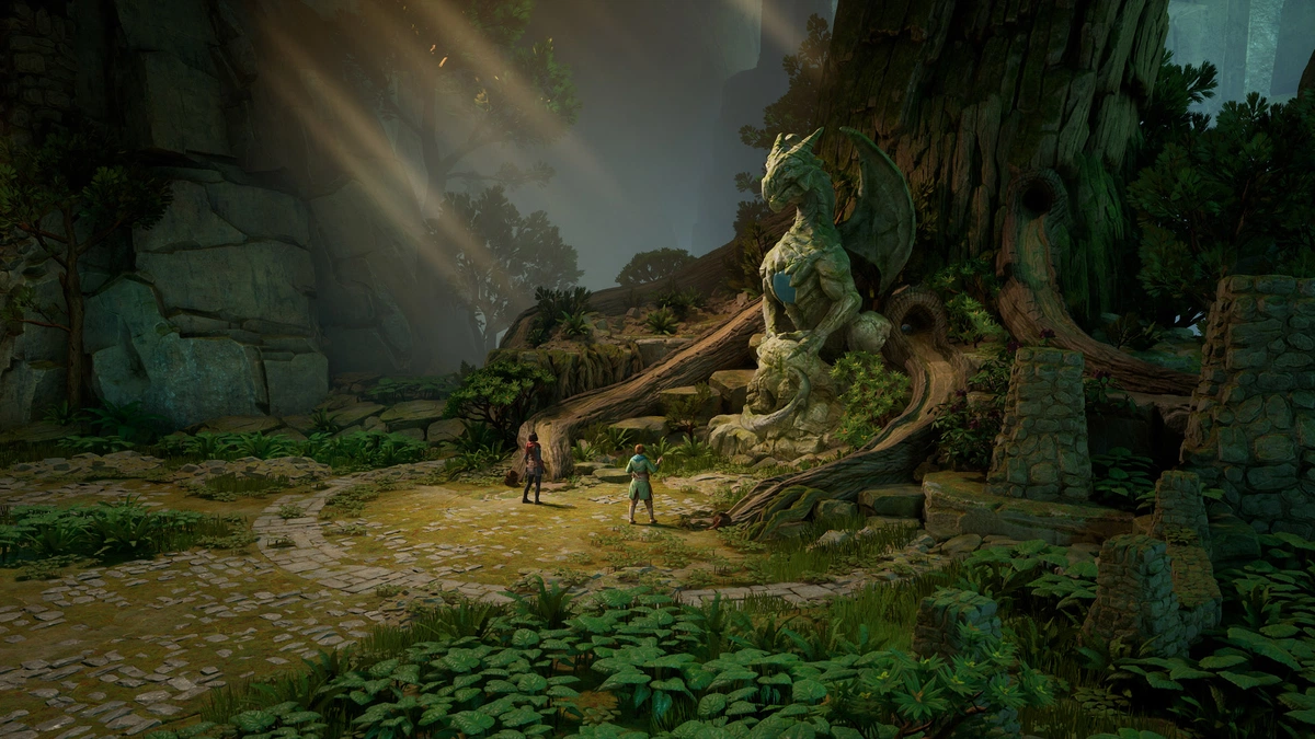 Fantasy environment in UE5-powered ‘Split Fiction’.