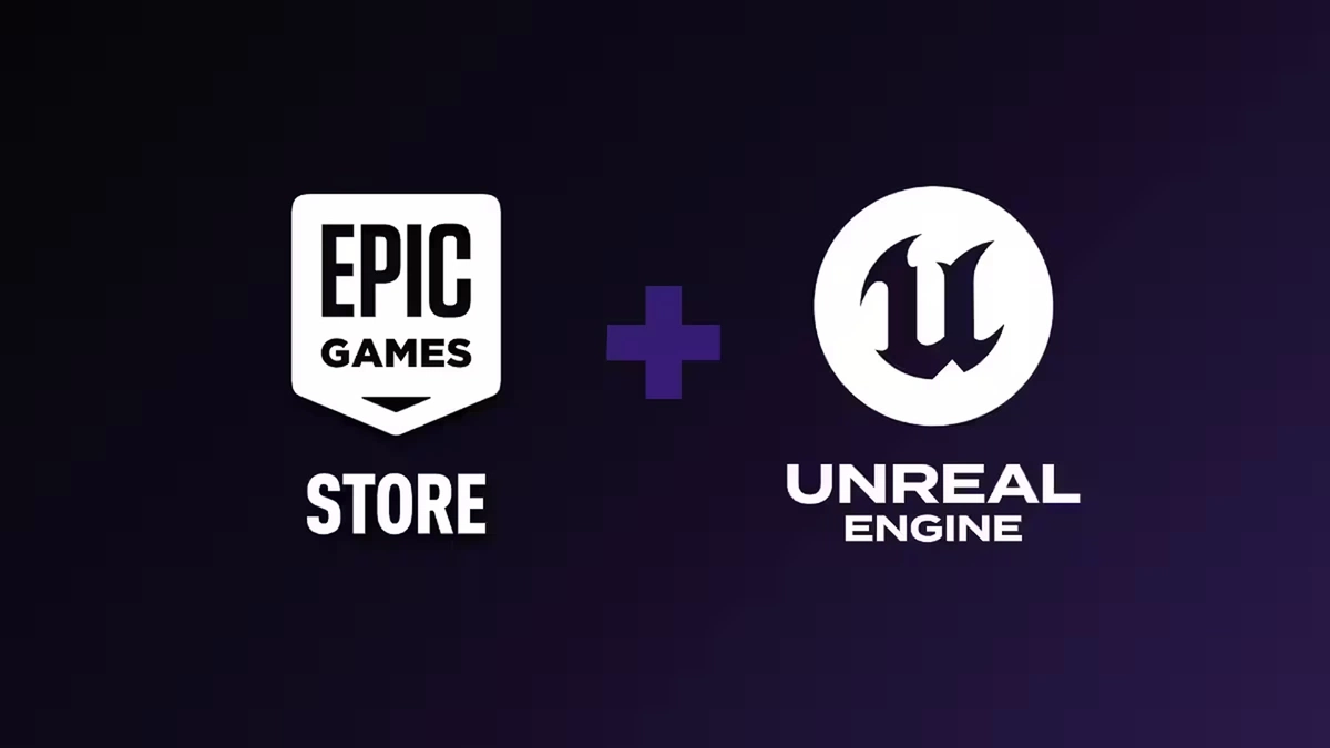 Logos for Epic Games Store plus Unreal Engine