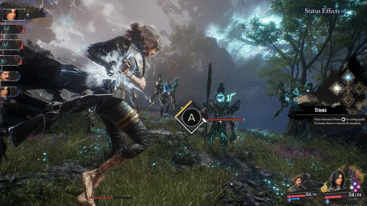 Spell casting in ‘Clair Obscur: Expedition 33’.