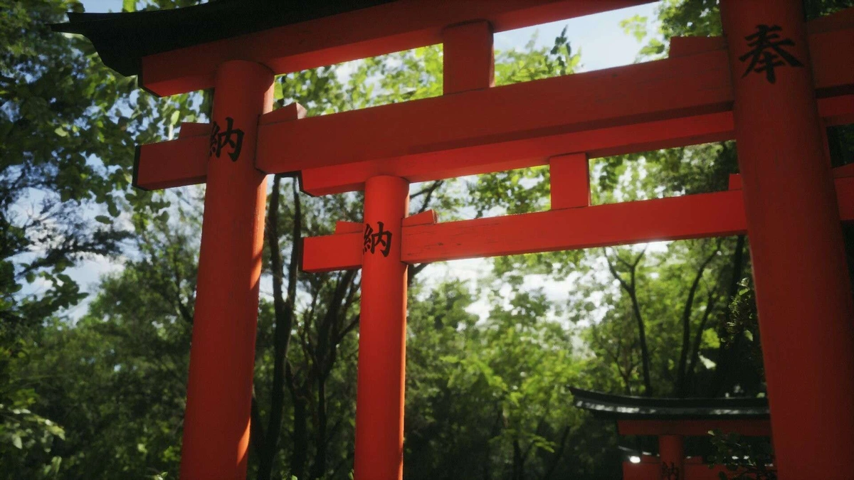 A close-up photo of a pagoda in Lushfoil Photography Sim.