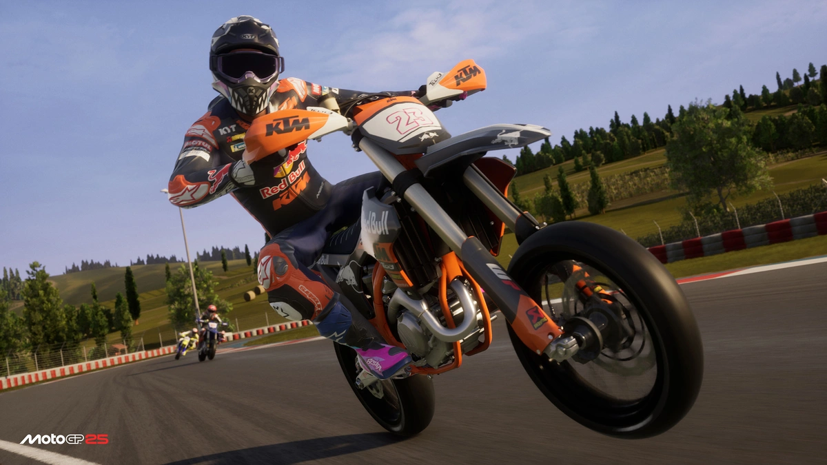 A motorbike in ‘MotoGP 25’.