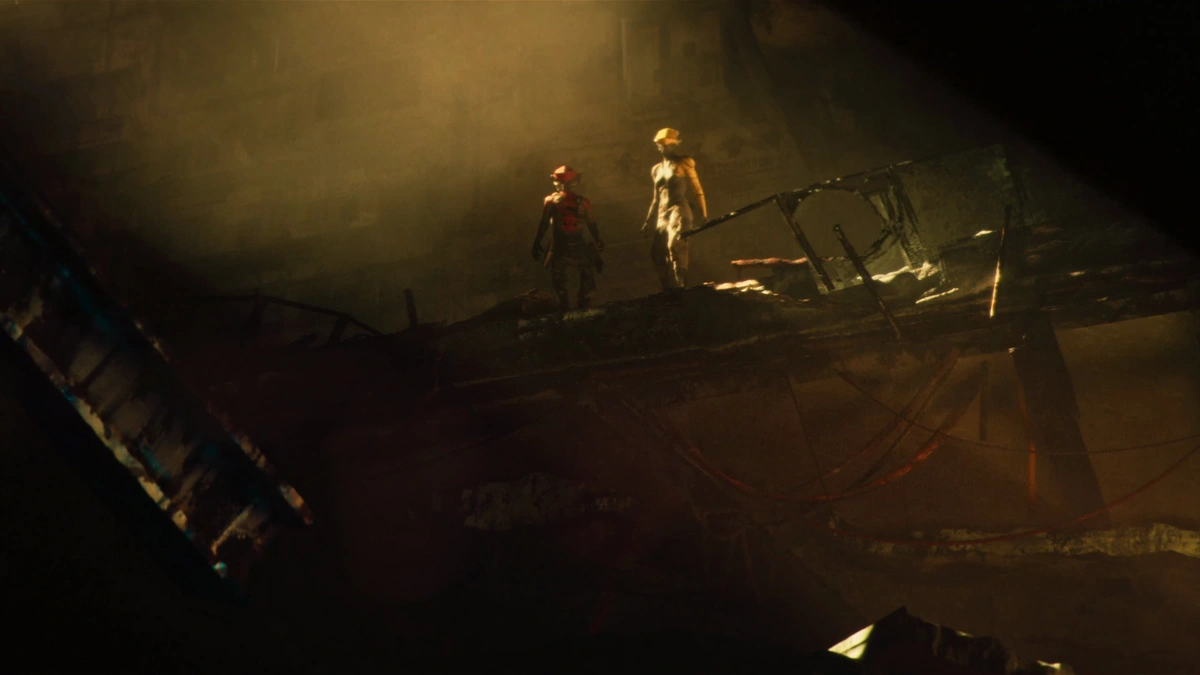 Characters explore Babiru.