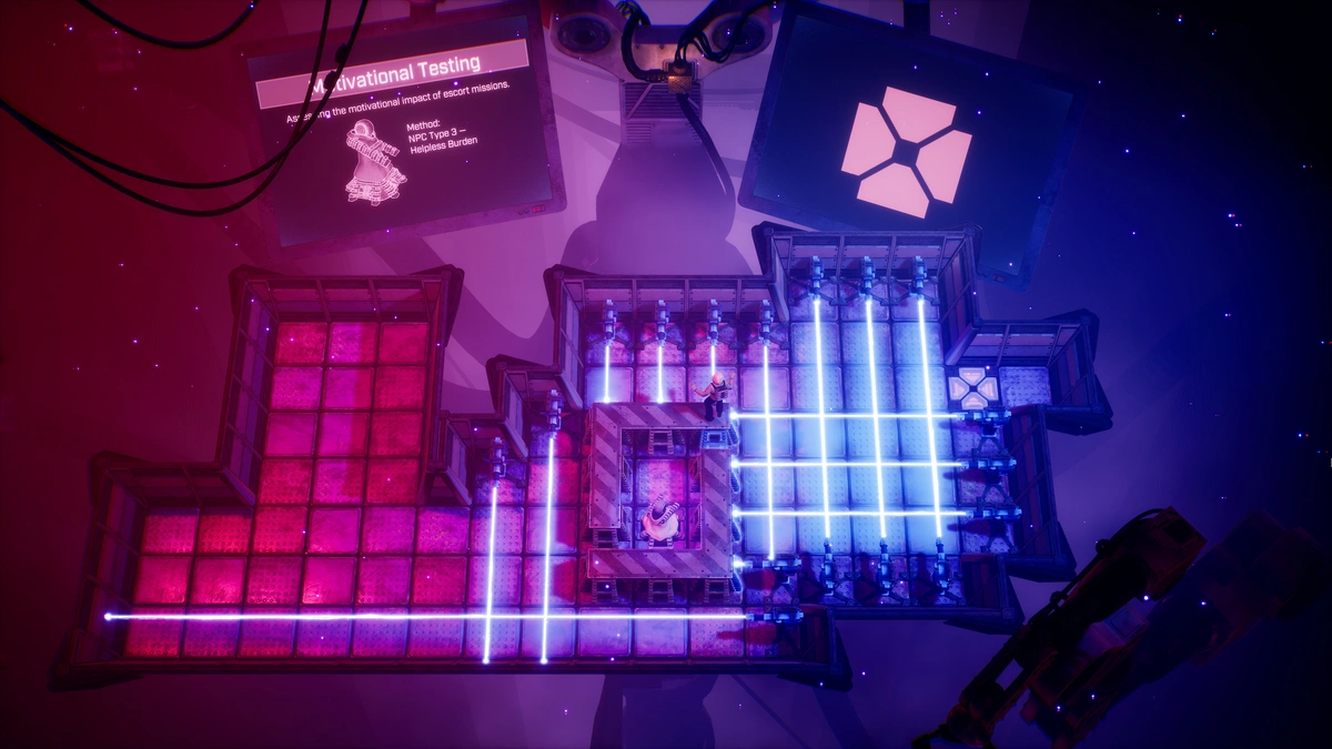 A puzzle in UE5-powered video game ‘Lab Rat’.