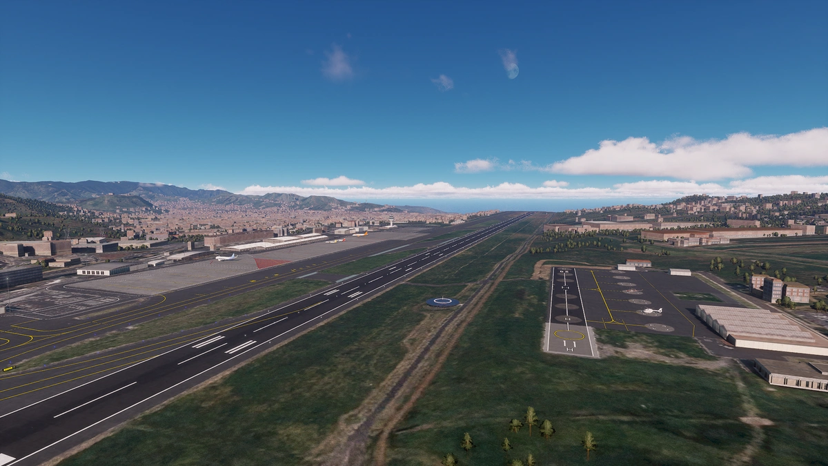 Images Courtesy of EntrolAerial view of 3D airport environment in Entrol ENVISION.