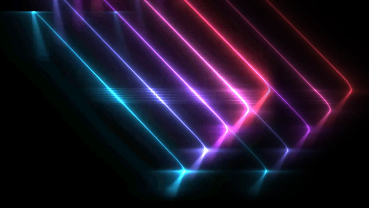 Abstract light pattern