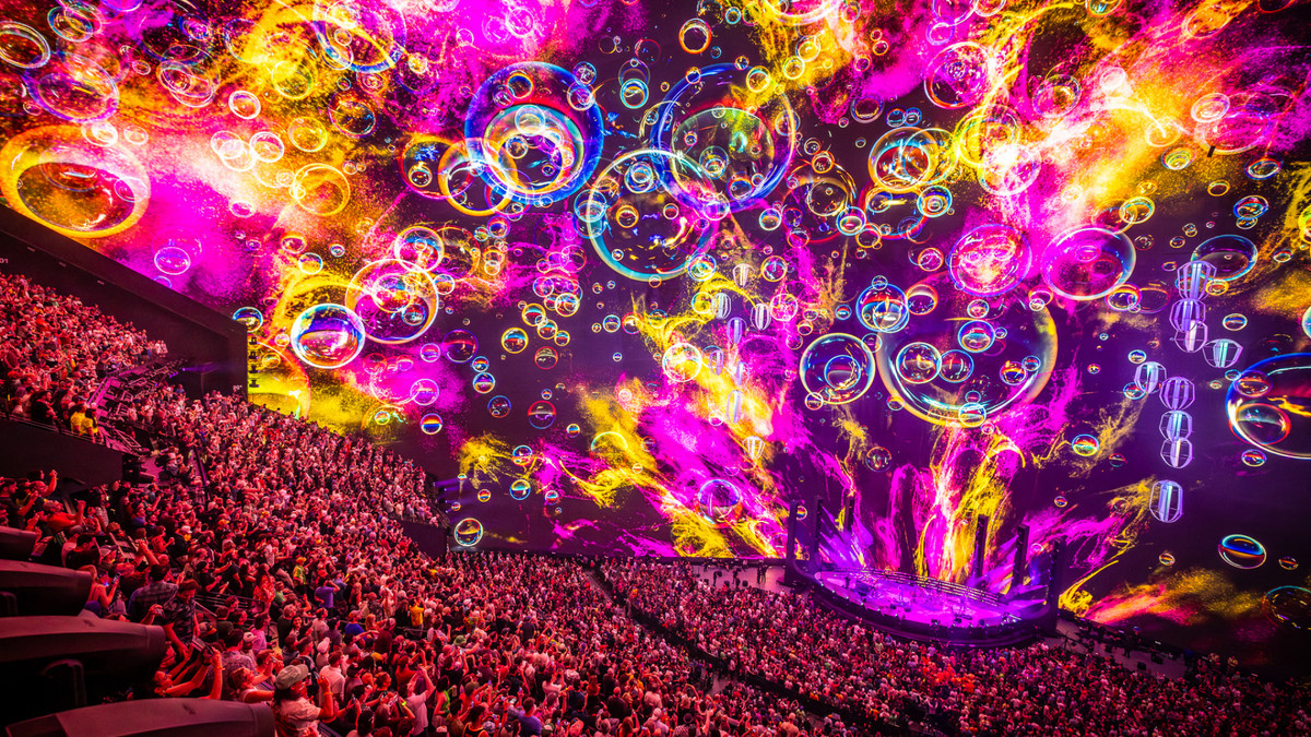 CG bubbles for Phish at Sphere.