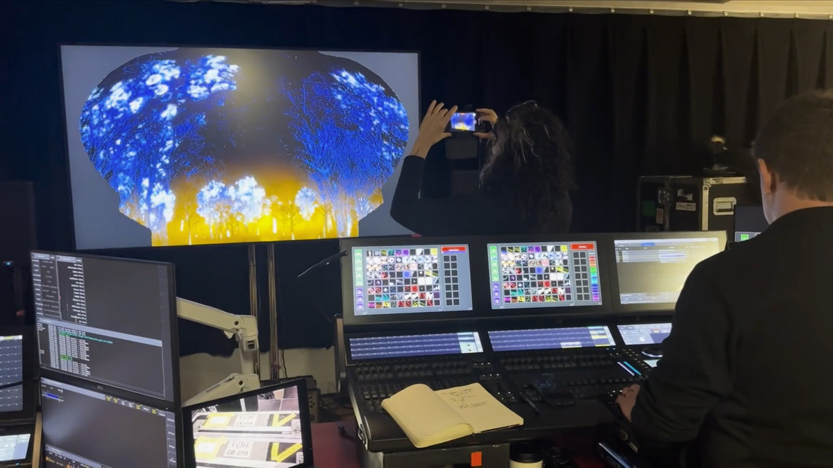Real-time graphics for Phish at Sphere.