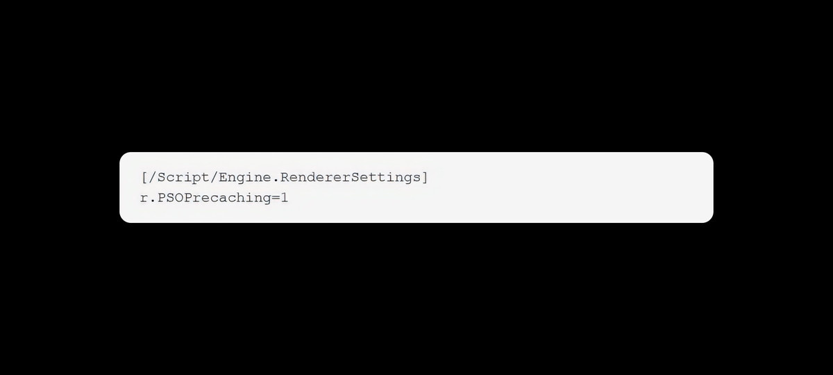 PSO precaching script in Unreal Engine.