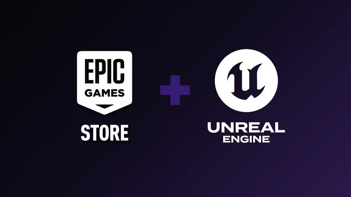 Logos for Epic Games Store plus Unreal Engine