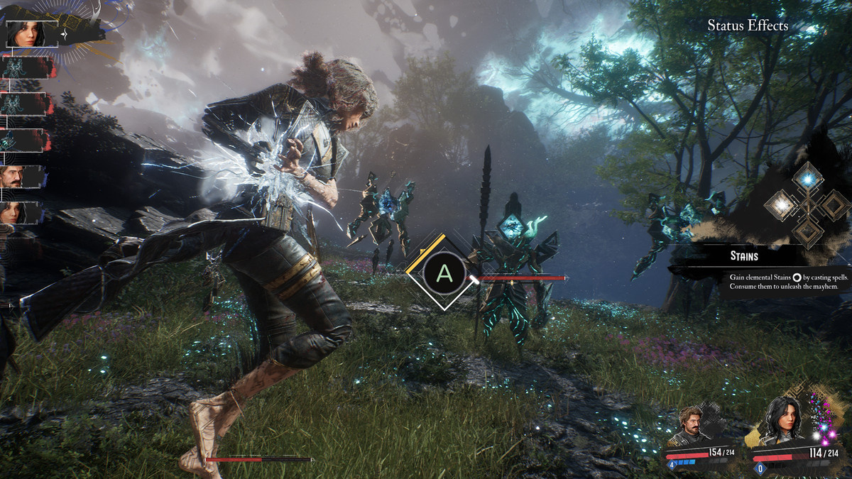 Spell casting in ‘Clair Obscur: Expedition 33’.