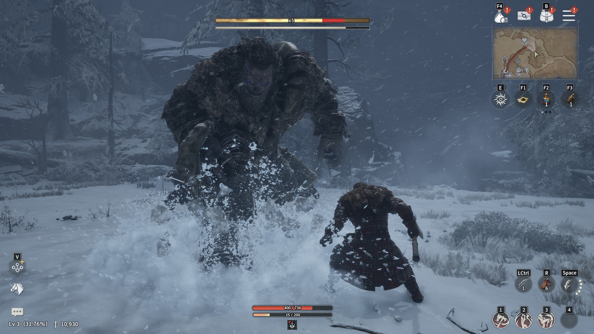Taking on a monster in ‘Game of Thrones: Kingsroad’.