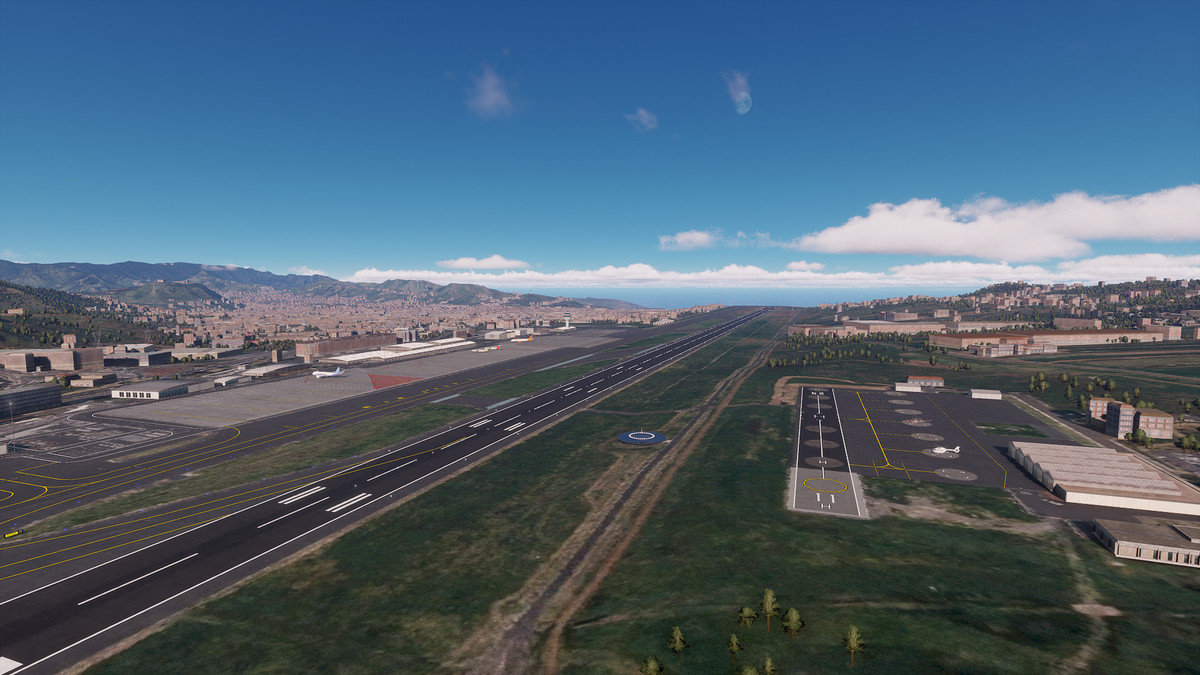 Images Courtesy of EntrolAerial view of 3D airport environment in Entrol ENVISION.