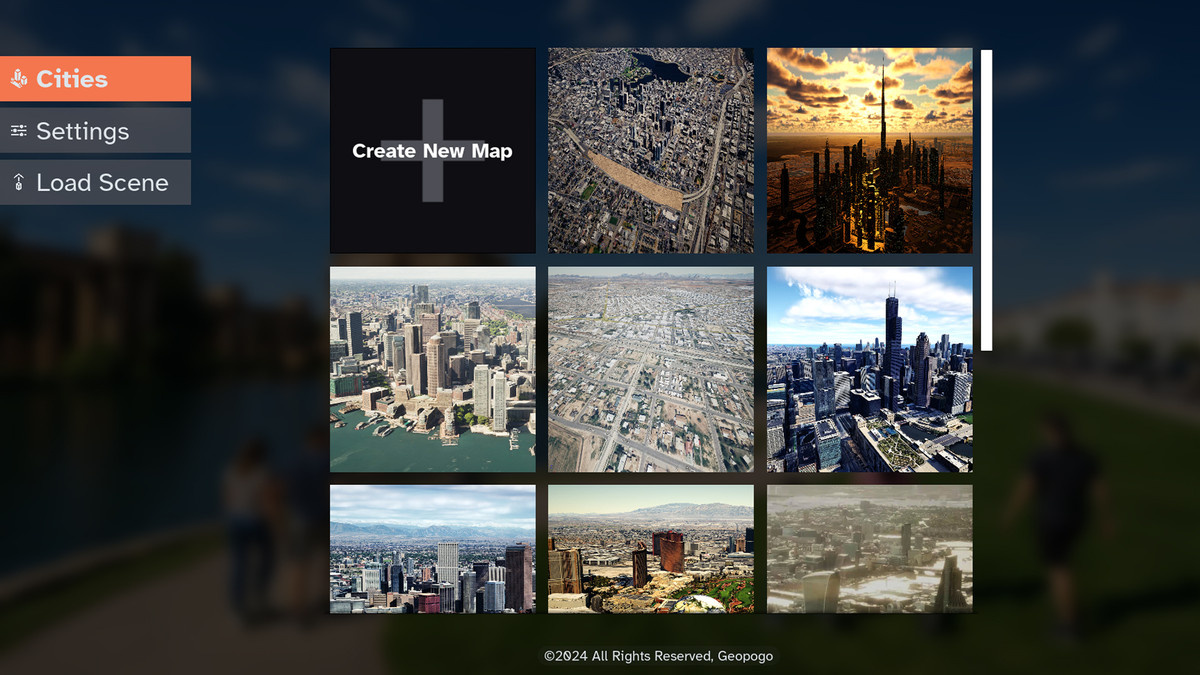 Geopogo user interface.