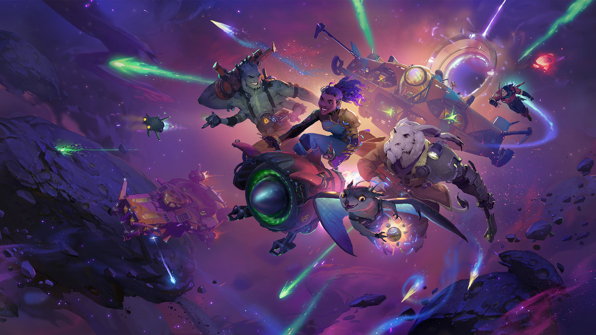 Characters exploring space in ‘Wildgate’ by Moonshot Games.