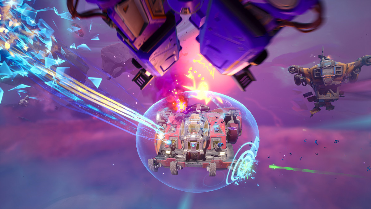 A spaceship comes under attack in ‘Wildgate’ by Moonshot Games.