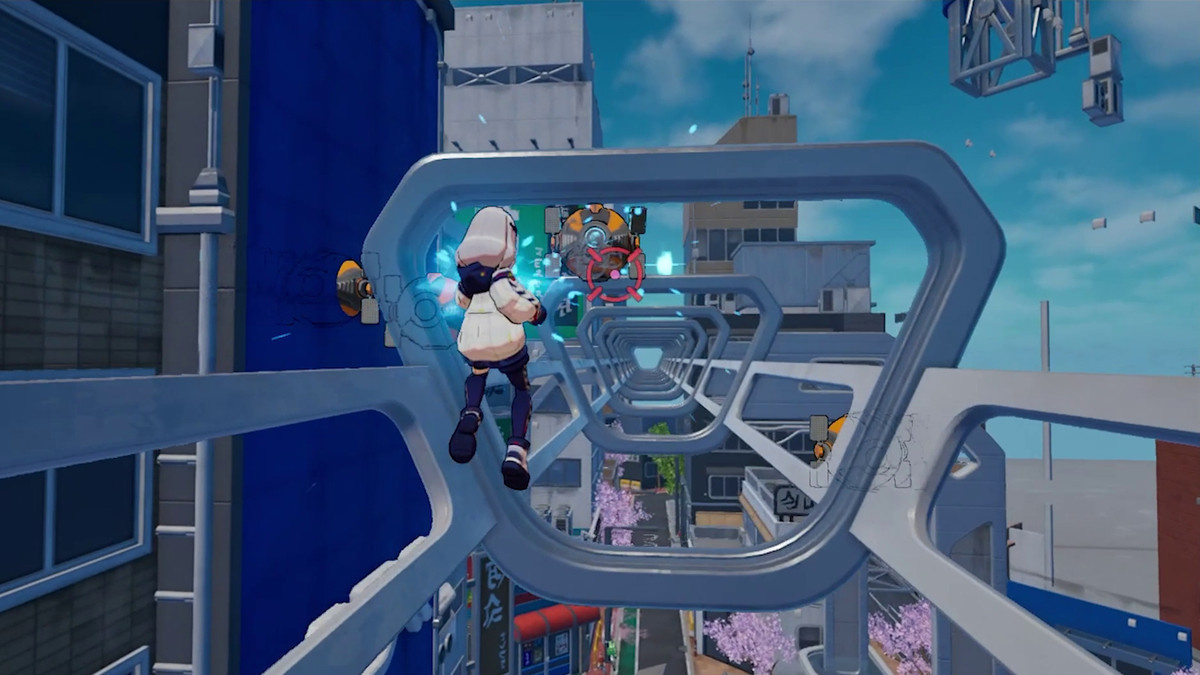 ‘Jetpack Bubblegum’, a game created as part of the Unreal Fellowship: Games.