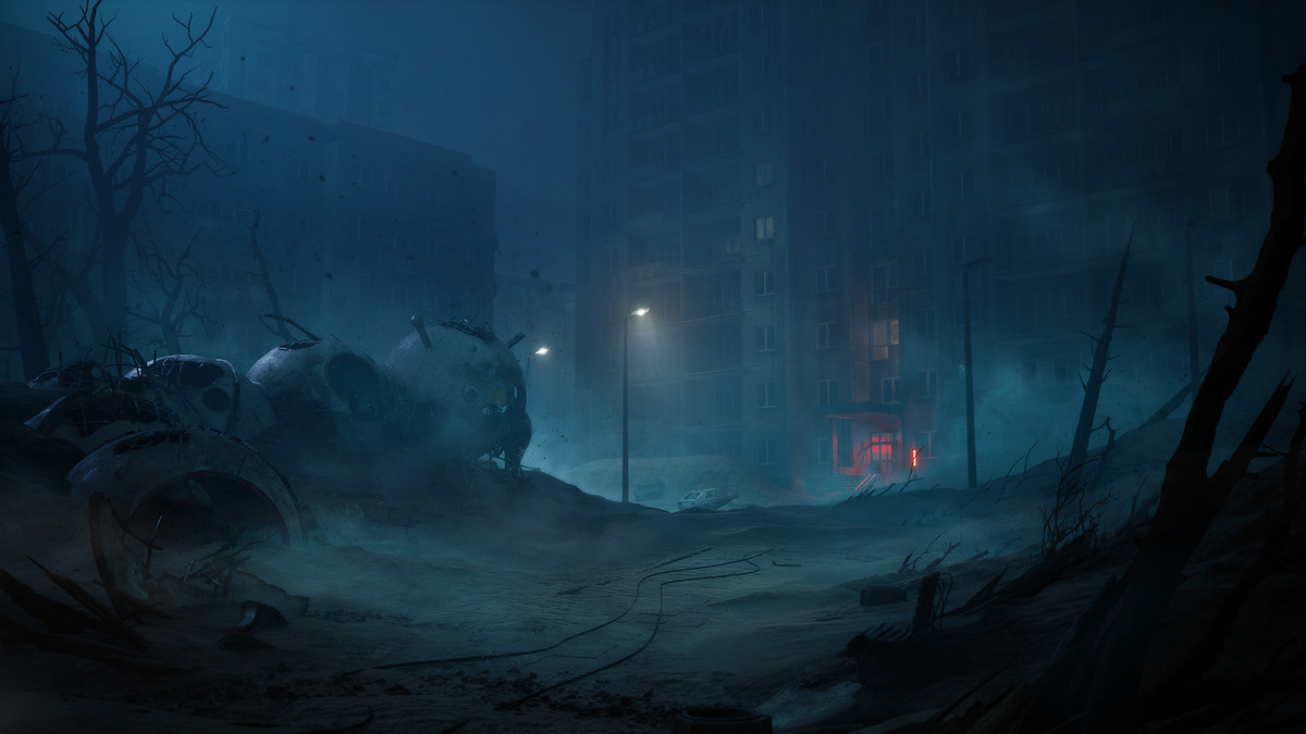 An atmospheric misty scene in ‘Cronos: The New Dawn’.