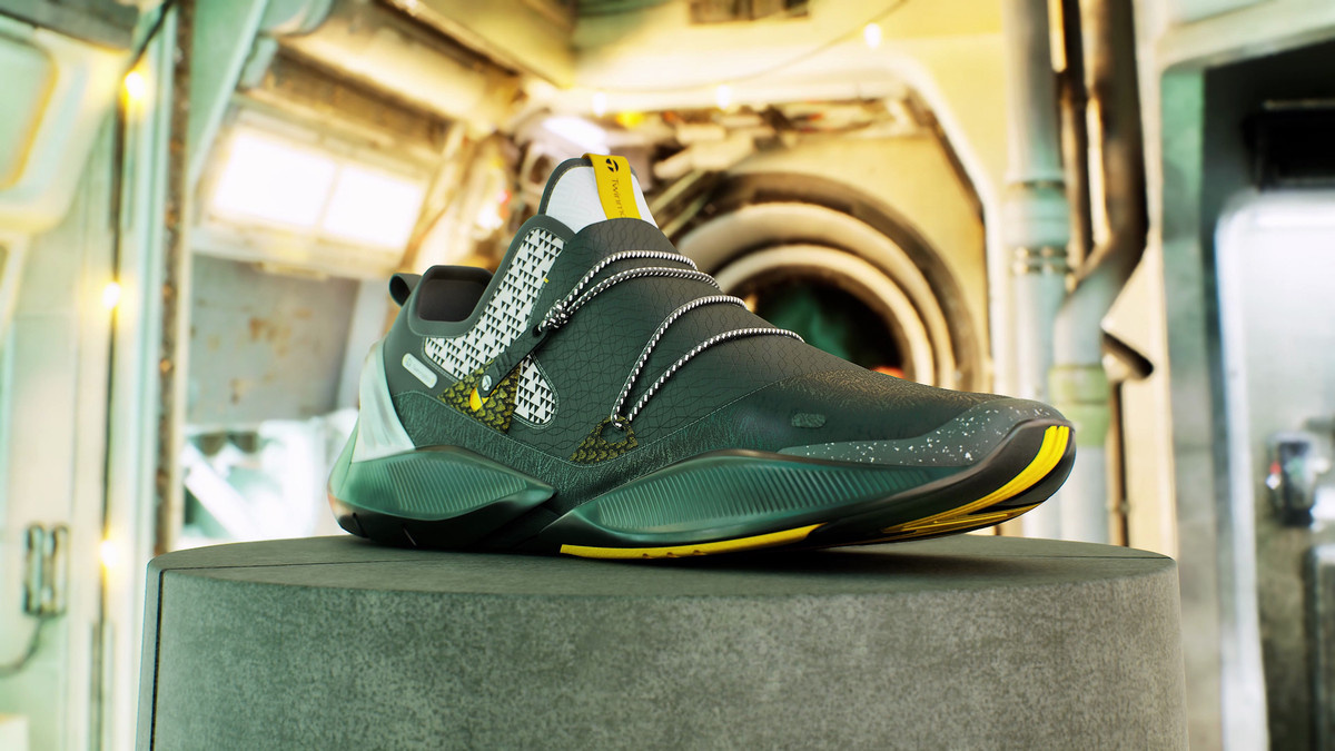 A sneaker visualized in Twinmotion.