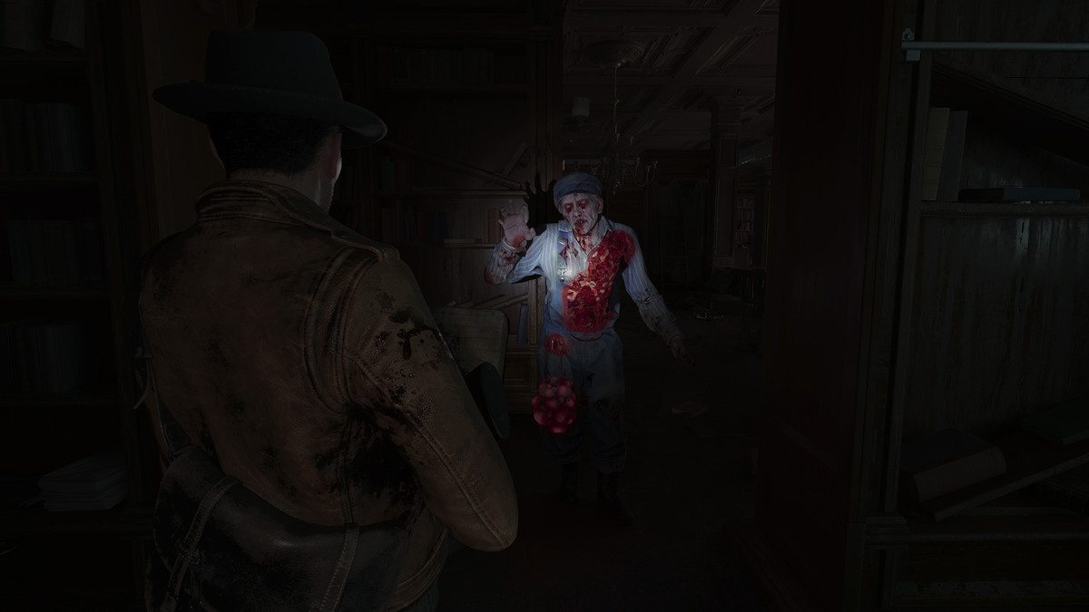 A bloodied humanoid monster in ‘The Sinking City 2’.