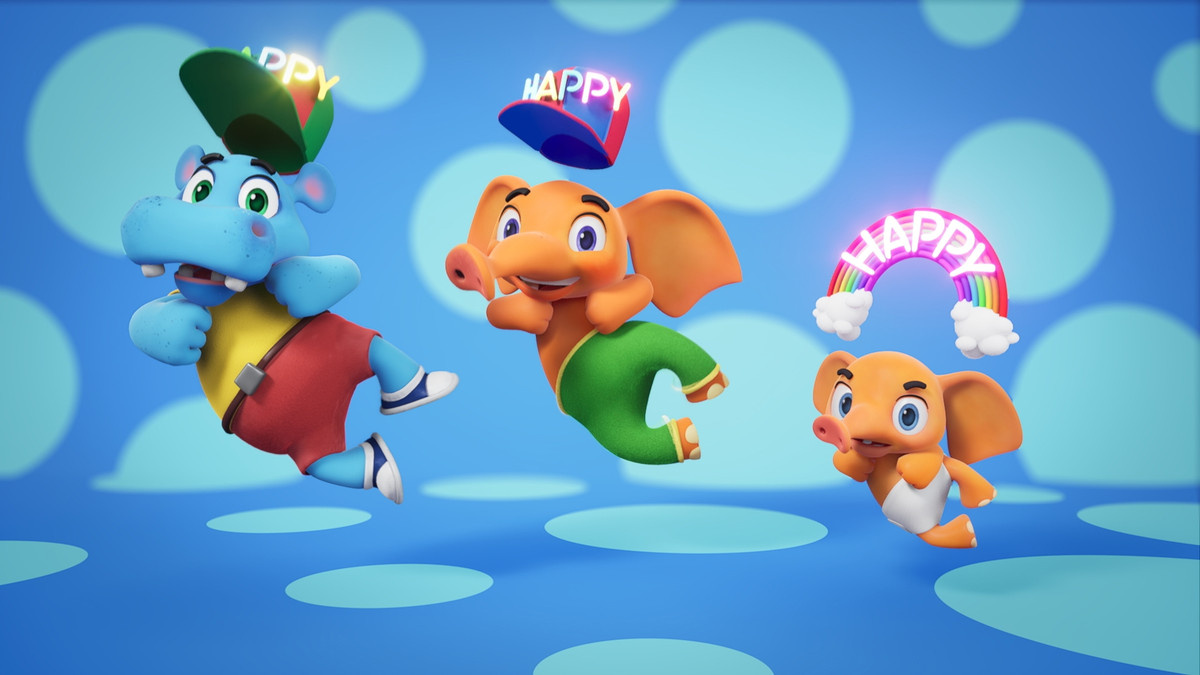 UE5-powered animated character Bellyfant and his friends.