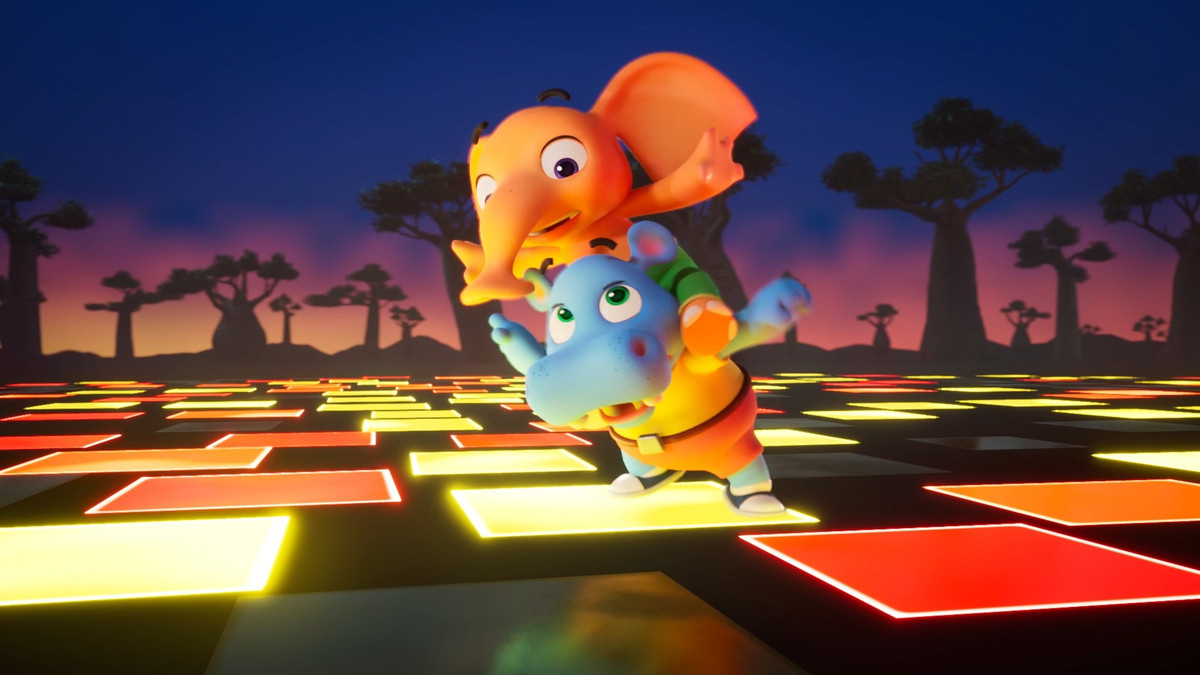 UE5-powered animated characters Bellyfant and Toaster.