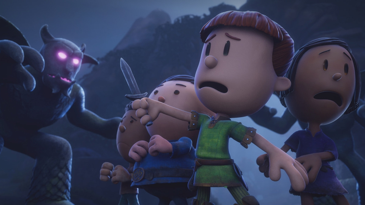 Max faces down a zombie in ‘Max & the Midknights’.