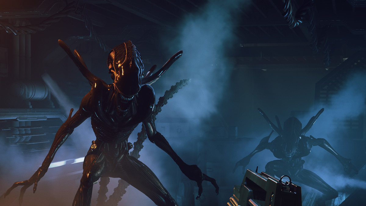 Alien-Xenomorph-Charakter im mit UE5 erstellten VR-Spiel "Alien: Rogue Incursion".