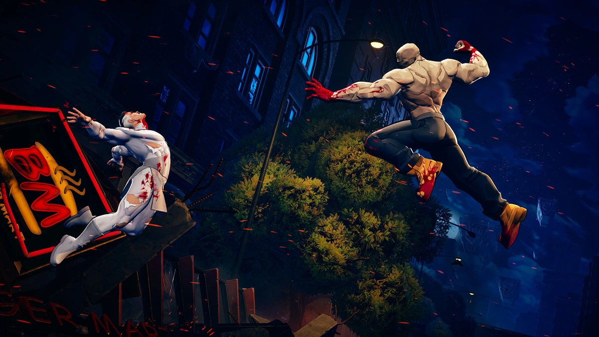 Thula y Titan luchan en el videojuego <em>Invincible VS</em>™ con tecnología de UE5.