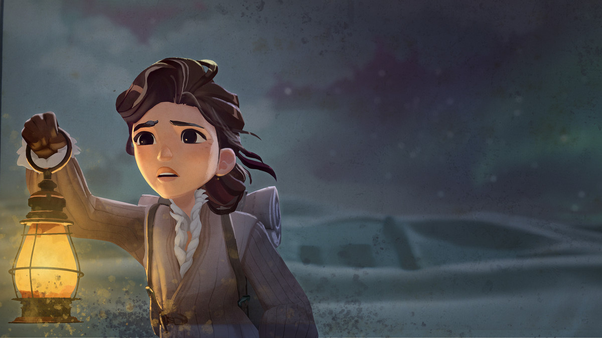 UE 기반 애니메이션 'The Wingfeather Saga'에서 랜턴을 들고 있는 캐릭터.