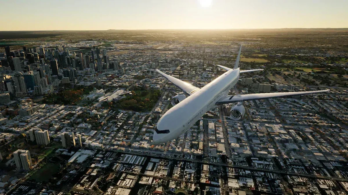 Aviation simulator screenshot