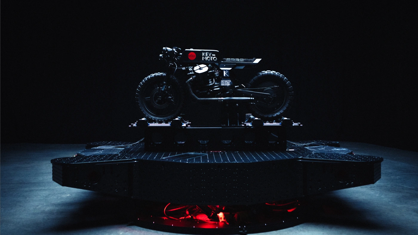 A motorcycle on PXO AKIRA.