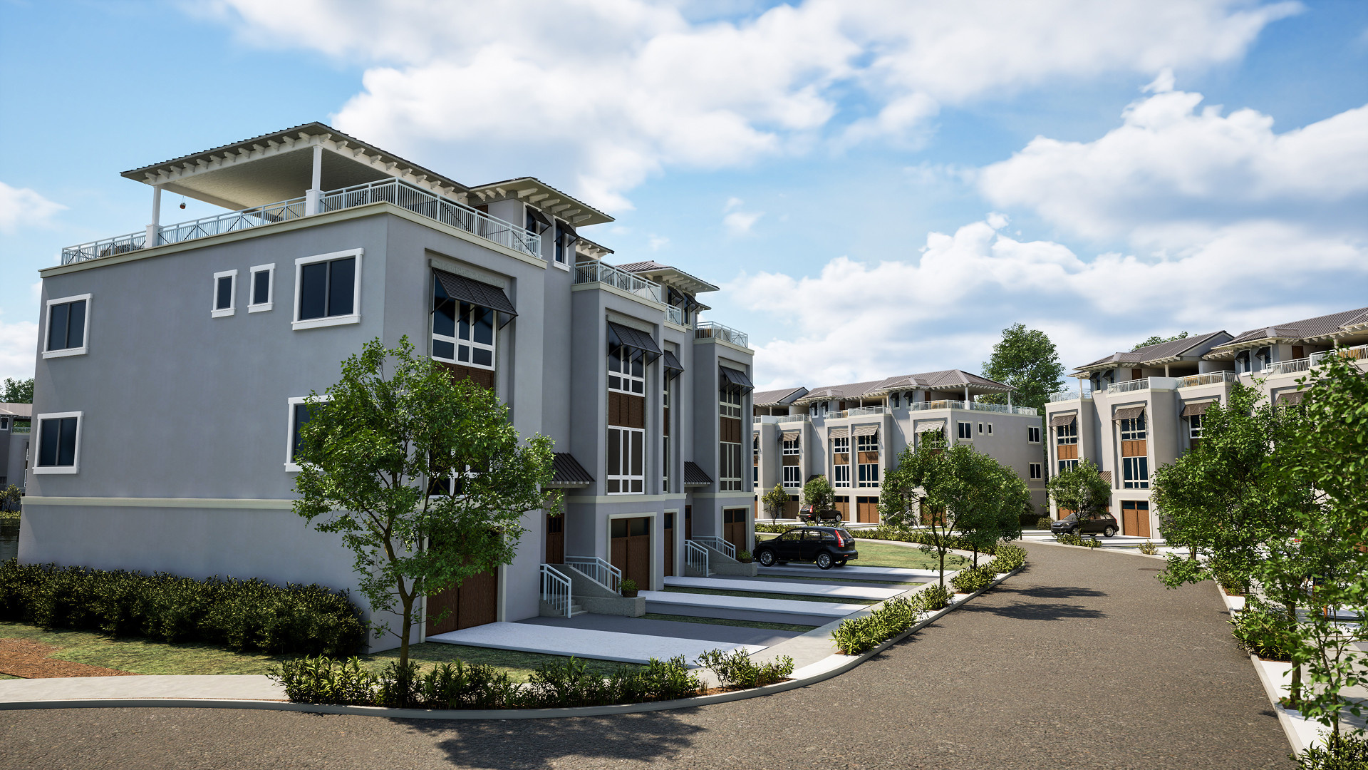3D housing visualized by Pennoni in Unreal Engine.