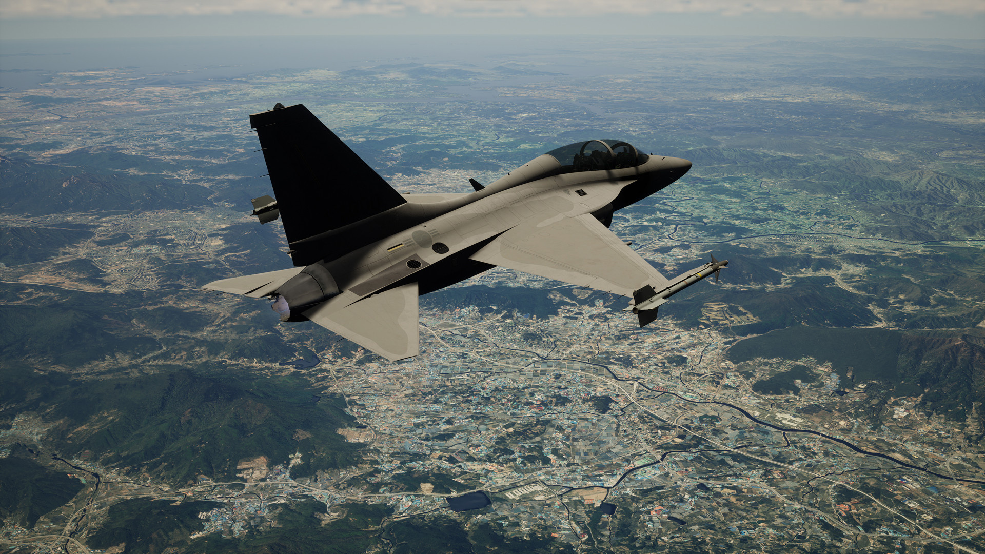 Photorealistic flight simulation in UE5.