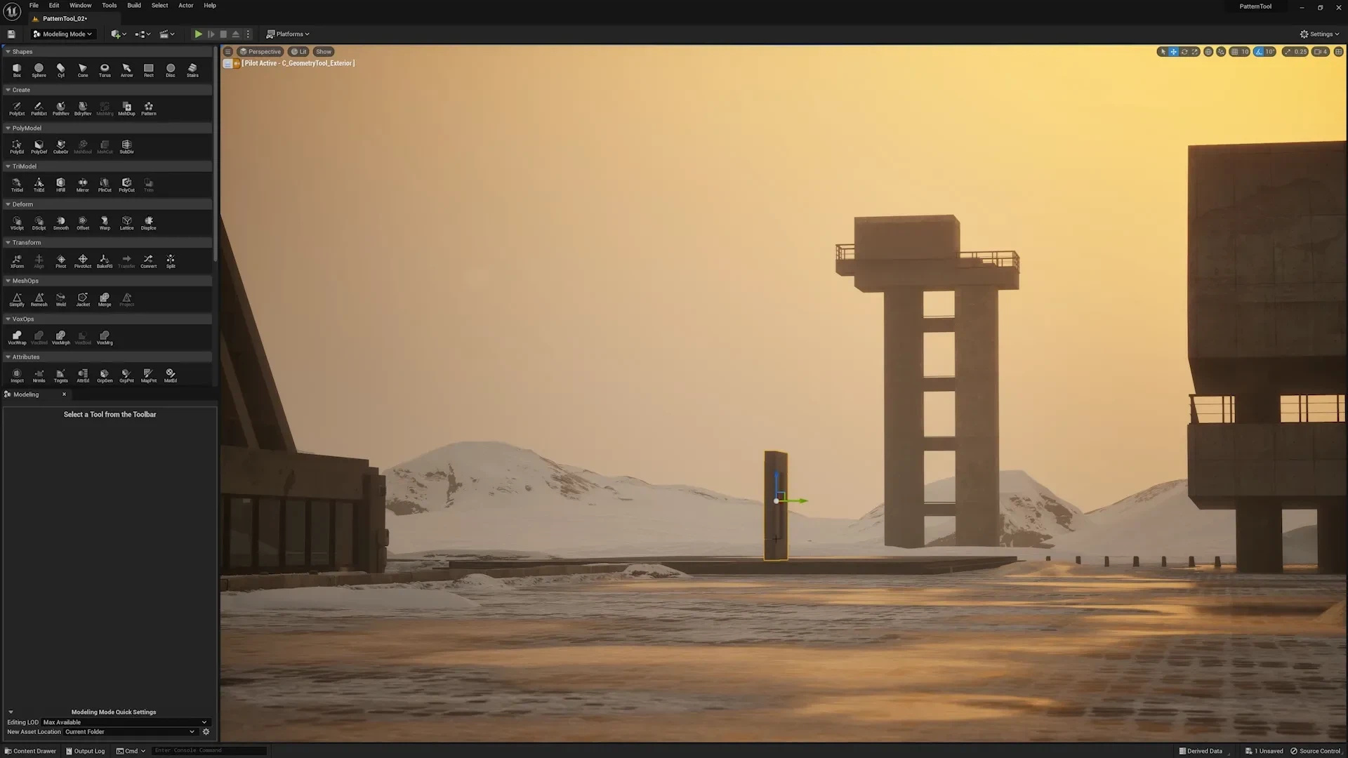 Unreal Engine Architecture demo