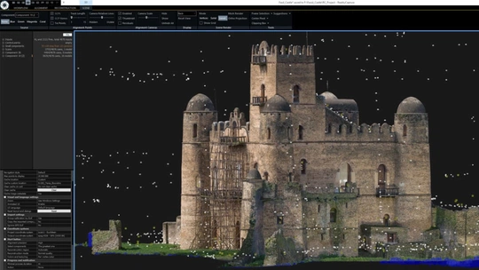 RealityCapture building