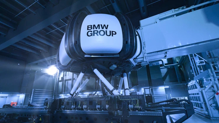 The High-Fidelity Simulator at BMW Group’s Driving Simulation Centre.