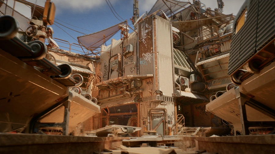 Scifi Railroad Terminal Facility