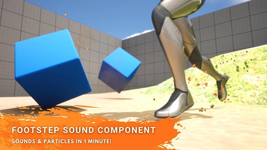 Footstep Sound Component on Fab.
