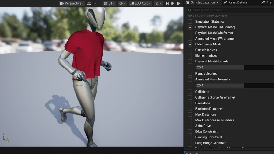 Updates to Chaos Cloth in Unreal Engine 5.6