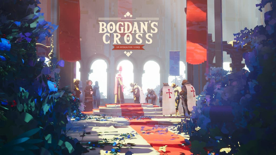a knight kneeling in UE5-powered action-adventure video game ‘Bogdan’s Cross’.