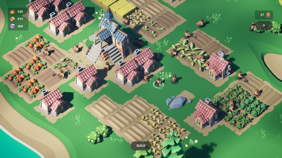 the Cropout mobile game sample in UE5.