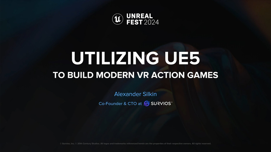 Using UE5 to build modern VR action games.