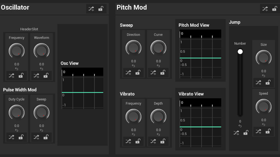 Uso del generador de efectos de sonido del complemento de contenido de herramientas de Tech Audio.