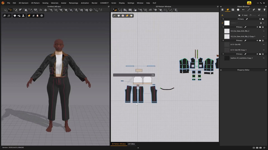 Marvelous Designer의 메타휴먼입니다.