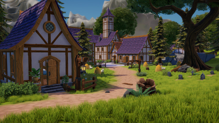 Stylized Medieval Village.