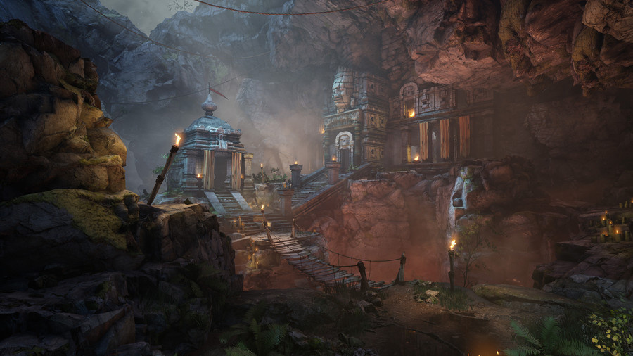 Ancient Temple Ruins.