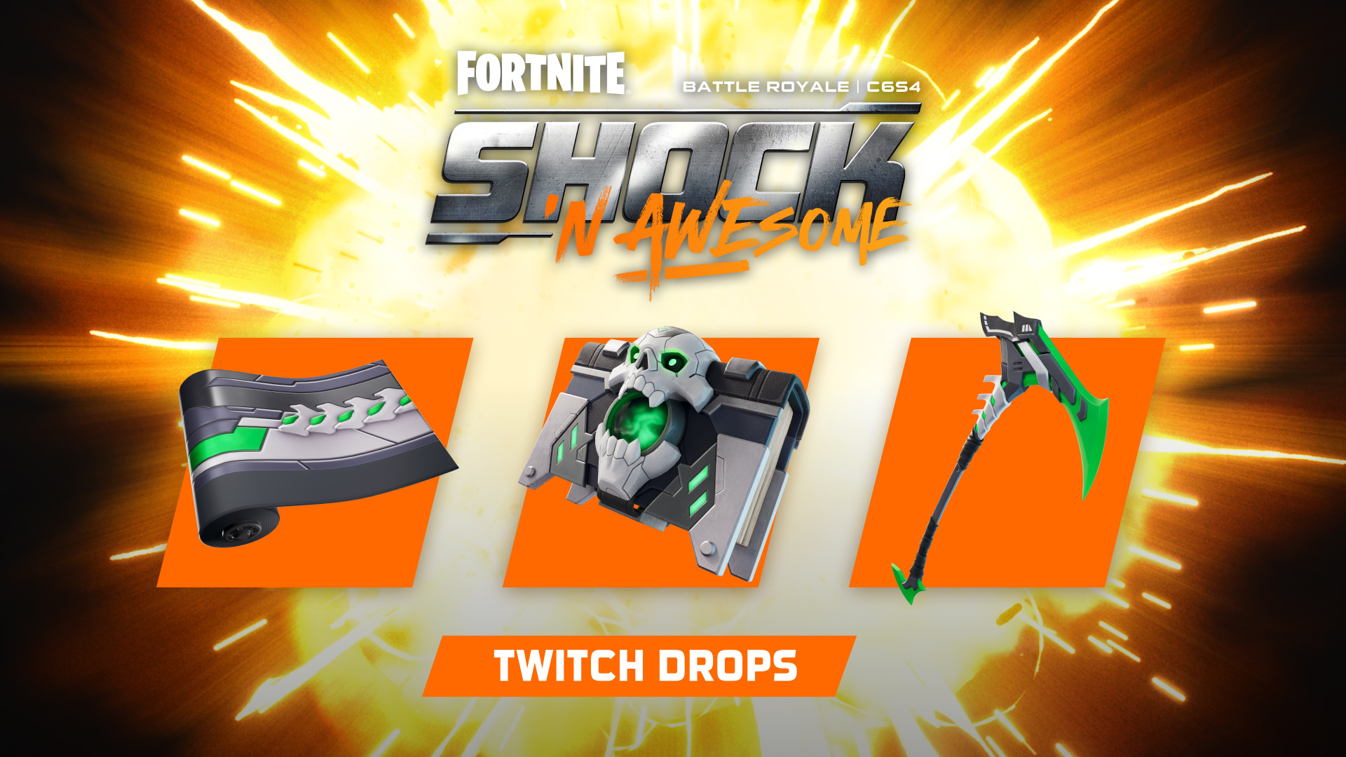 Fortnite Shock ‘N Awesome Twitch Drops